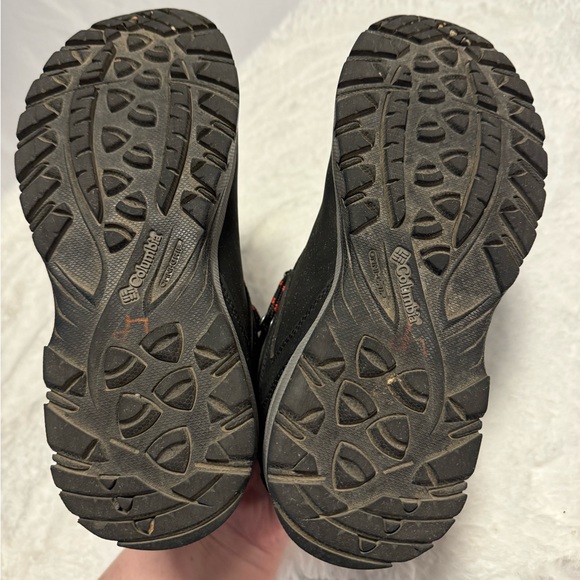 Columbia NEWTON RIDGE PLUS Black Poppy Red Woman’s Waterproof Hiking Boots 7.5 - Picture 6 of 16